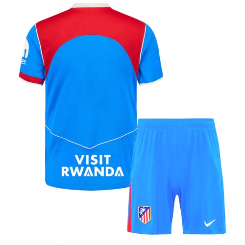 Atletico Madrid Terza Maglia Bambino 2025-26 Manica Corta (+ Pantaloni corti)